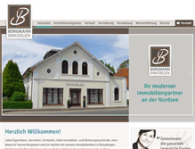 Tablet Screenshot of borgmann-immobilien.com